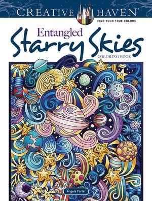 Cover for Angela Porter · Creative Haven Entangled Starry Skies Coloring Book - Creative Haven (Paperback Bog) (2021)