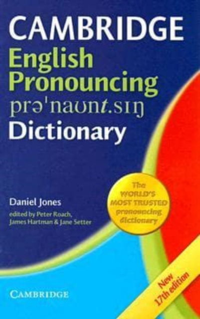 Cover for Daniel Jones · English Pronouncing Dictionary (Hardcover Book) (1991)