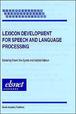 Cover for 1997 3ed · Lexicon Development for Speech and Language Processing - Text, Speech and Language Technology (Hardcover bog) [2000 edition] (2000)