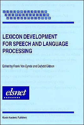 Cover for 1997 3ed · Lexicon Development for Speech and Language Processing - Text, Speech and Language Technology (Hardcover Book) [2000 edition] (2000)