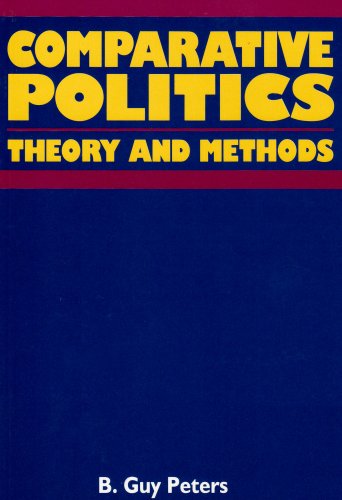 Cover for B. Guy Peters · Comparative Politics: Theory and Method (Paperback Book) (1998)