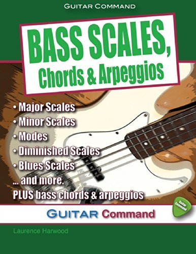 Cover for Laurence Harwood · Bass Scales, Chords and Arpeggios (Paperback Bog) (2014)