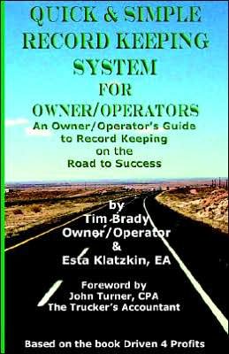 Cover for Tim Brady · Quick &amp; Simple Record Keeping for Owner / Operators (Taschenbuch) (2005)