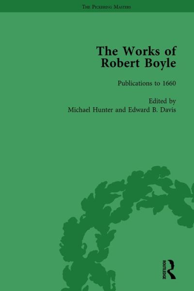 Cover for Michael Hunter · The Works of Robert Boyle, Part I Vol 1 (Hardcover Book) (1999)