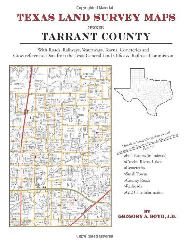Cover for Gregory a Boyd J.d. · Texas Land Survey Maps for Tarrant County (Paperback Book) (2011)