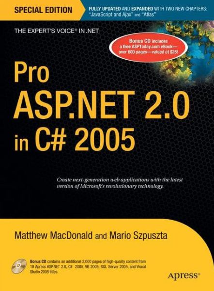 Cover for Matthew Macdonald · Pro Asp.net 2.0 in C# 2005 (Book) (2006)