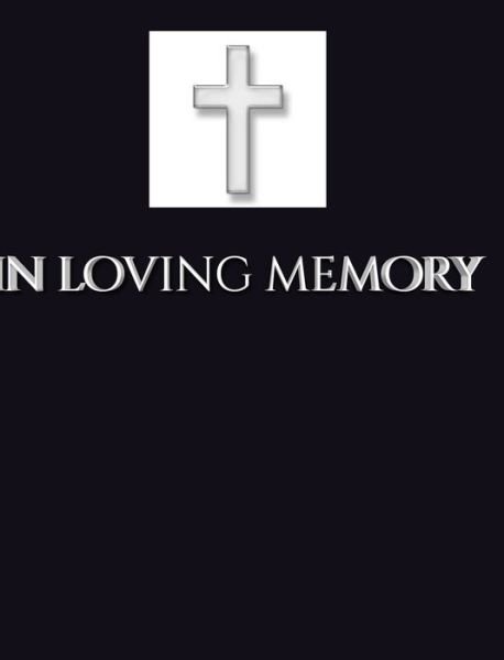 Cover for Sir Michael Huhn · In Loving Memory Funeral Blank Page Guest Book (Hardcover bog) (2020)