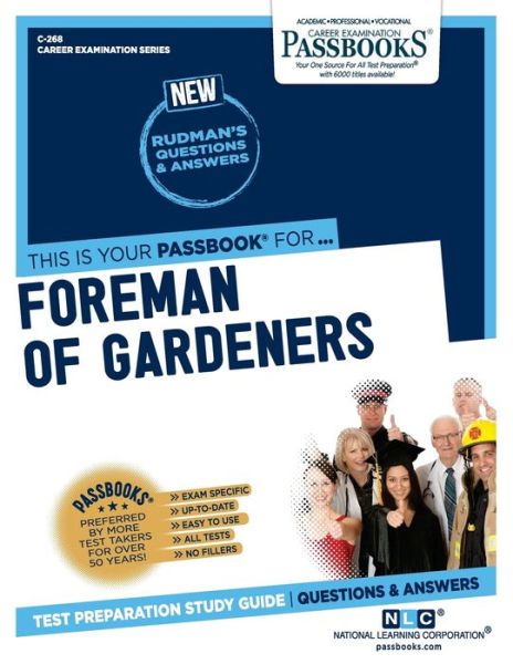 Cover for National Learning Corporation · Foreman of Gardeners (Paperback Book) (2018)