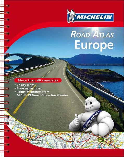 Cover for Michelin · Europe - Tourist and Motoring Atlas (A4-Spiral): Tourist &amp; Motoring Atlas A4 spiral (Spiralbok) [13th edition] (2023)