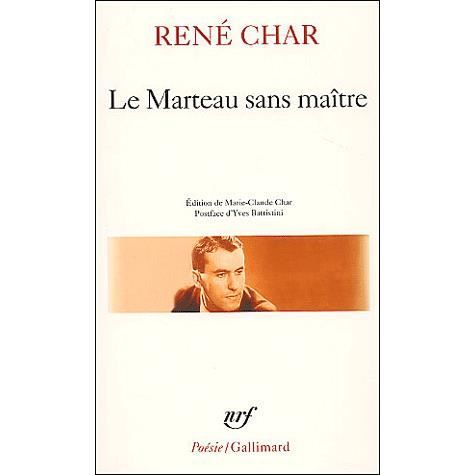 Cover for Rene Char · Marteau Sans Mait Mou (Poesie / Gallimard) (French Edition) (Paperback Book) [French edition] (2002)