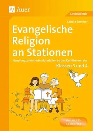 Cover for Sandra Kraus · Evangelische Religion an Stationen (Taschenbuch) (2011)