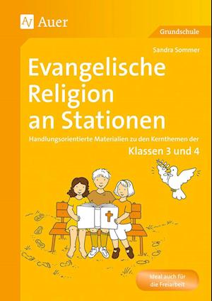 Cover for Sandra Kraus · Evangelische Religion an Stationen (Taschenbuch) (2011)