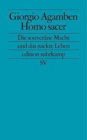 Cover for Giorgio Agamben · Edit.Suhrk.2068 Agamben.Homo sacer (Book)