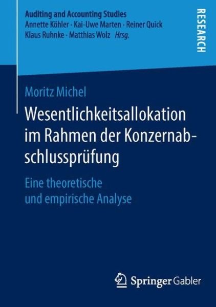 Cover for Michel · Wesentlichkeitsallokation im Rah (Book) (2016)