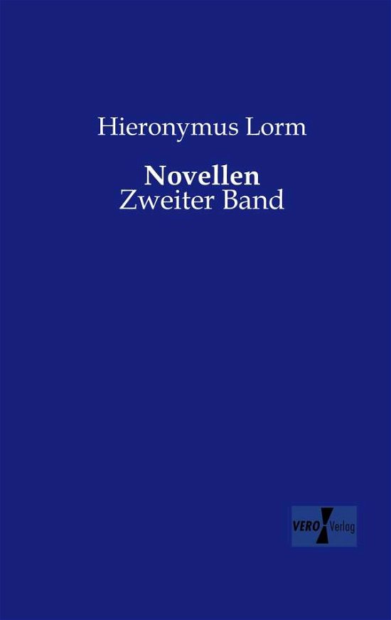 Cover for Hieronymus Lorm · Novellen: Zweiter Band (Paperback Bog) [German edition] (2019)