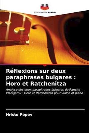 Cover for Popov · Réflexions sur deux paraphrases b (N/A) (2021)