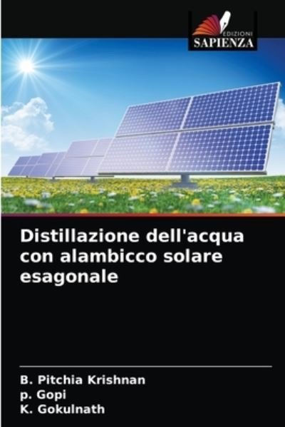 Distillazione dell'acqua con alambicco solare esagonale - B Pitchia Krishnan - Livres - Edizioni Sapienza - 9786203520682 - 22 mars 2021