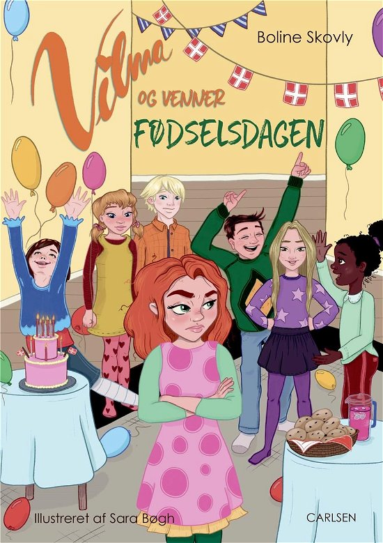Vilma og venner: Vilma og venner (2) - Fødselsdagen - Boline Skovly - Books - CARLSEN - 9788711568682 - February 15, 2018