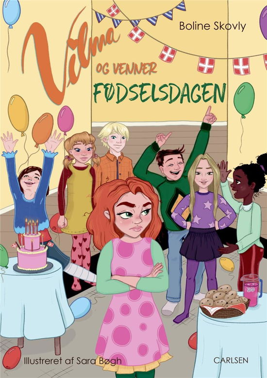 Cover for Boline Skovly · Vilma og venner: Vilma og venner (2) - Fødselsdagen (Indbundet Bog) [1. udgave] (2018)