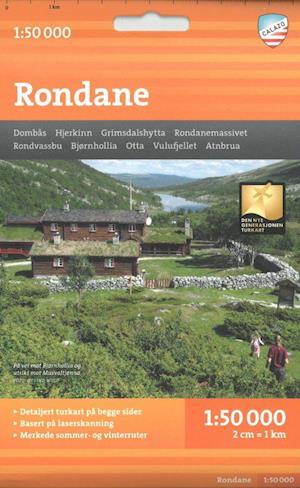 Cover for Calazo · Rondane - Mountain map detailed scale (Map) (2022)