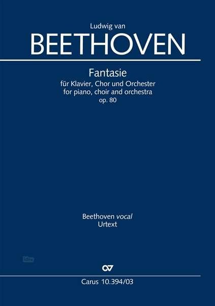 Cover for Beethoven · Fantasie,Kl.+Chor+Orch.,KA (Book)