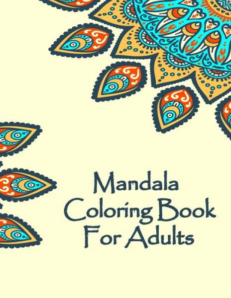 Cover for Mandala Coloring Book · Mandala Coloring Book For Adults (Taschenbuch) (2020)