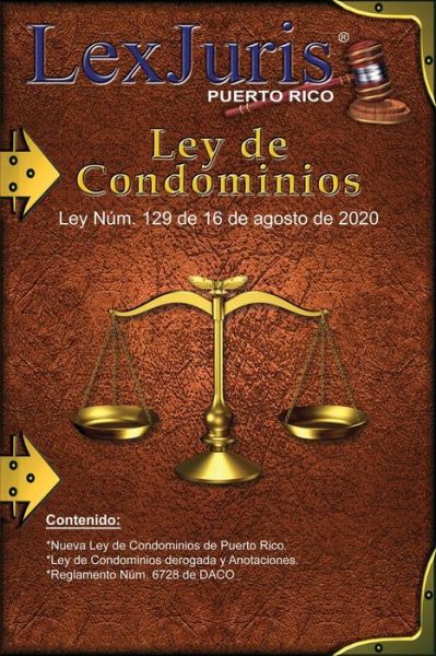 Cover for Juan M Diaz Rivera · Ley de Condominios de Puerto Rico de 2020 (Paperback Book) (2020)