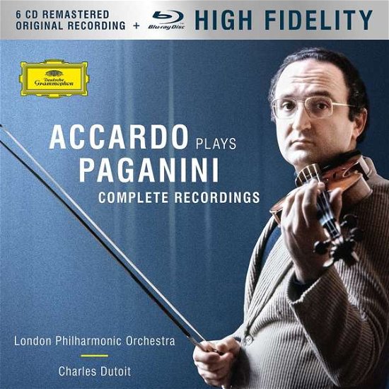 Cover for Salvatore Accardo · Accardo Plays Paganini - the Complete Recordings (CD) (2018)
