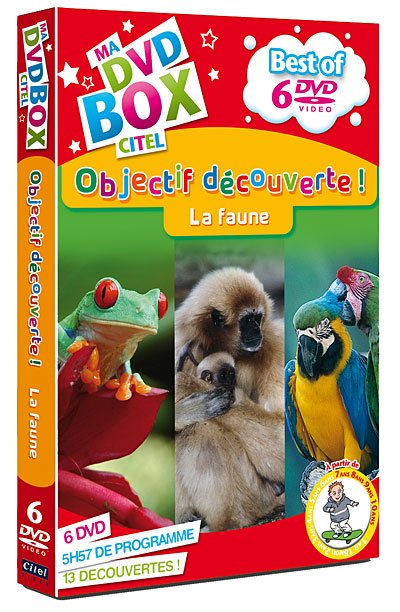 Cover for Objectif Decouverte : La Faune Best Of 6 Dvd (DVD)