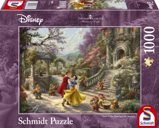 Disney Snow White - Dancing With The Prince 1000Pc Jigsaw Puzzle (Thomas Kinkade) - Disney - Brætspil - SCHMIDT - 4001504883683 - 10. november 2021