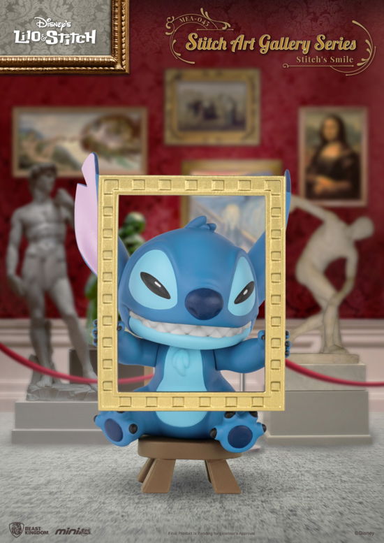 Disney Stitch Smile Art Gallery Series Mini Egg Attack Figure - Disney - Produtos - BEAST KINGDOM - 4711203452683 - 20 de agosto de 2023