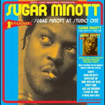 Cover for Sugar Minott · Sugar Minott At Studio One (LP) [RSD 2025 Yellow Vinyl edition] (2025)