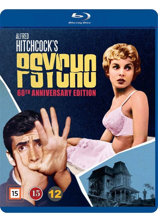 Cover for Psycho (1960) · Psycho (1960) 60th Ae (Blu-ray) (2020)