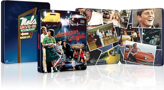 Cover for American Graffiti: 50th Anniversary · American Graffiti Limited Edition Steelbook (4K UHD Blu-ray) (2023)