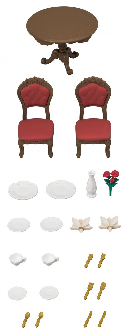 Cover for Sylvanian Families · Sylvanian Families - Chic Dining Table Set (Toys)