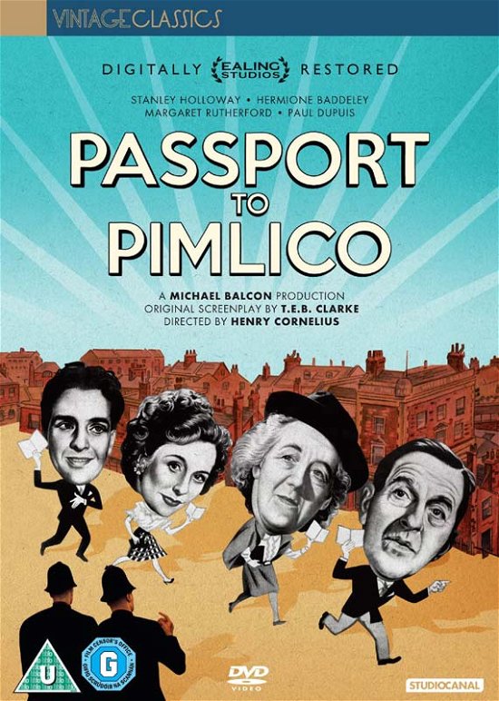 Passport To Pimlico - Henry Cornelius - Films - Studio Canal (Optimum) - 5055201821683 - 11 juni 2012