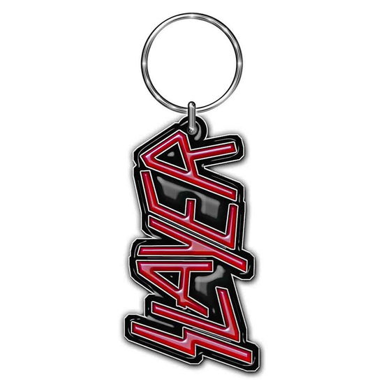 Slayer · Slayer Keychain: Logo (Die-Cast Relief) (MERCH) [Metallic edition] (2019)