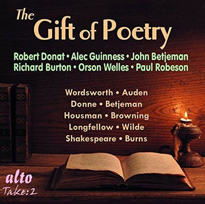 The Gift Of Poetry - Donat / Burton / Guinness / Betjeman - Musique - ALTO TAKE 2 - 5055354419683 - 13 avril 2018