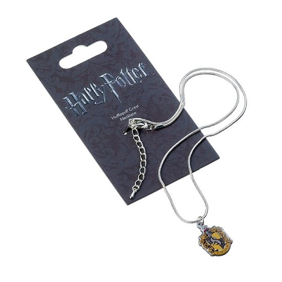 Hufflepuff Crest Slider Necklace - Harry Potter - Koopwaar - HARRY POTTER - 5055583406683 - 