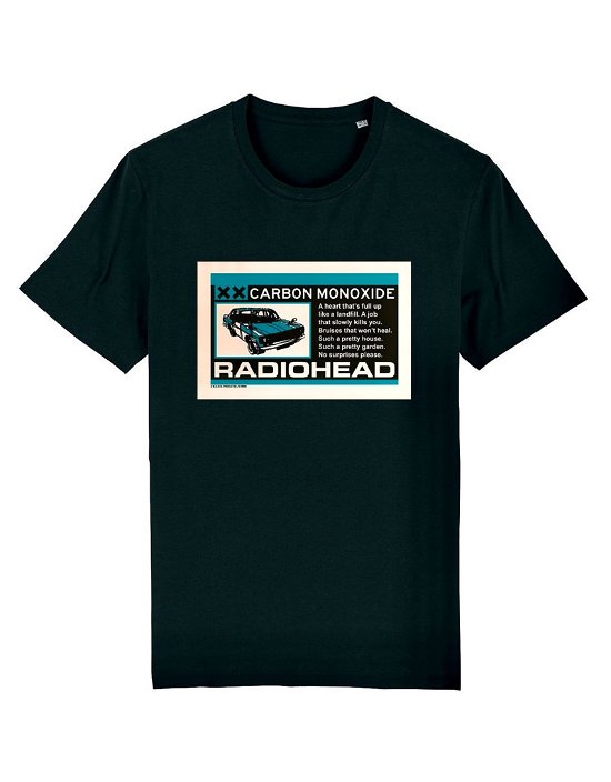Cover for Radiohead · Radiohead Unisex T-Shirt: Carbon Patch (T-shirt) [size L] [Black - Unisex edition]