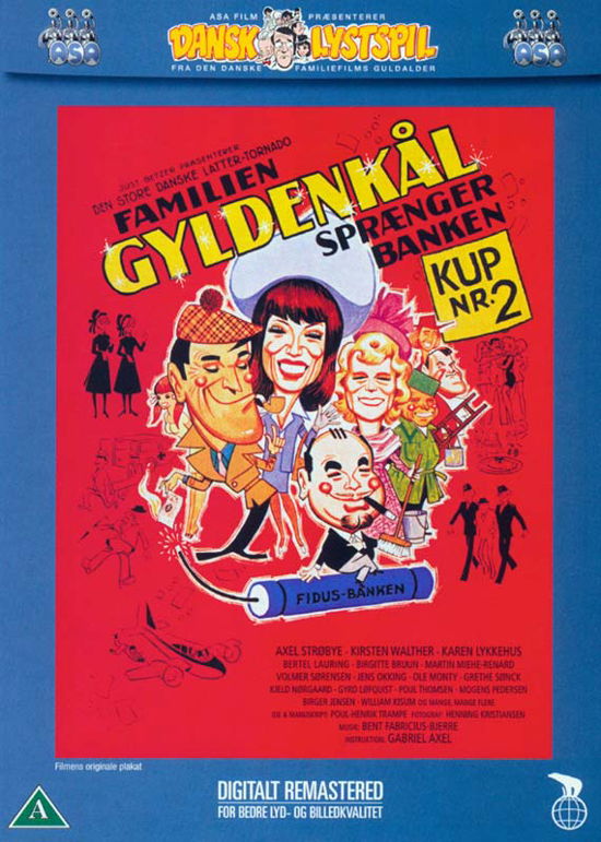 Cover for Familien Gyldenkål sprænger banken (1976) [DVD] (DVD) (2024)