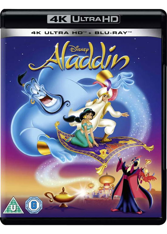 Cover for Aladdin (Animated) (4K UHD Blu-ray) (2019)