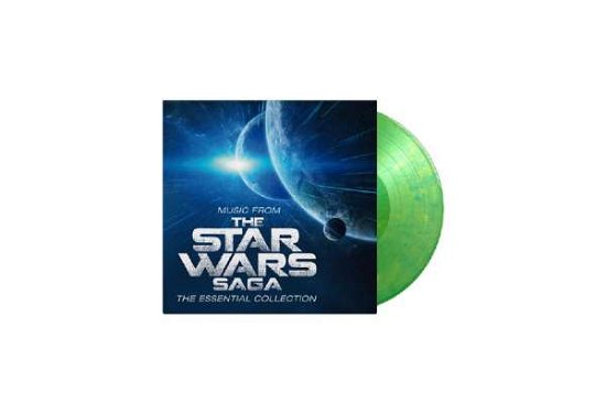 Cover for Robert Ziegler · Music From The Star Wars Saga: The Essential Collection (Soundtrack) [2LP] (LIMITED YODA-GREEN MARBLED 180 Gram Audiophile Vinyl, insert, gatefold w/leather laminate, #'d to 1500) (LP) (2021)