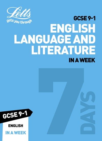 Cover for Collins GCSE · GCSE 9-1 English Language and Literature In A Week: Ideal for the 2025 and 2026 Exams - Collins GCSE Grade 9-1 Revision (Paperback Book) (2018)
