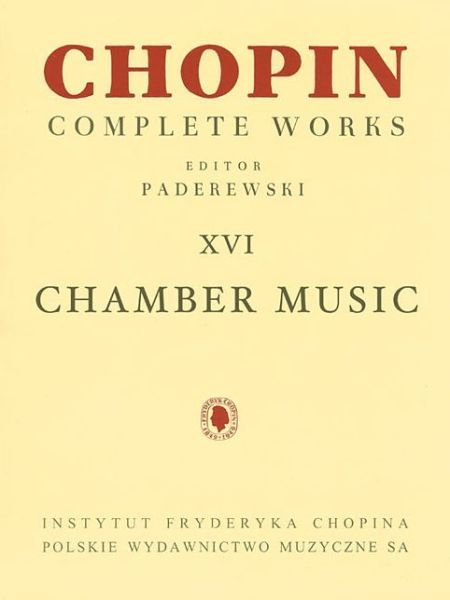 Cover for Frederic Chopin · Chamber Ens Music, Cw Xvi (Paperback Bog) (2013)