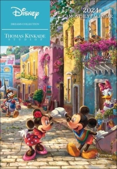 Cover for Thomas Kinkade Studios · Disney Dreams Collection by Thomas Kinkade Studios: 12-Month 2024 Monthly Pocket Planner Calendar (Kalender) (2023)