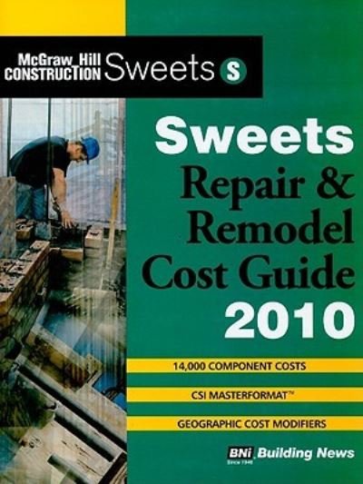 Sweets Repair & Remodel Cost Guide - Bni Building News - Livros - BNI Publications - 9781557016683 - 1 de agosto de 2009