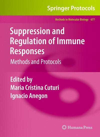 Cover for Maria Cristina Cuturi · Suppression and Regulation of Immune Responses: Methods and Protocols - Methods in Molecular Biology (Hardcover Book) (2010)