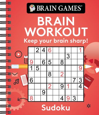 Cover for Publications International Ltd · Brain Games - Brain Workout: Sudoku (Spiralbok) (2019)