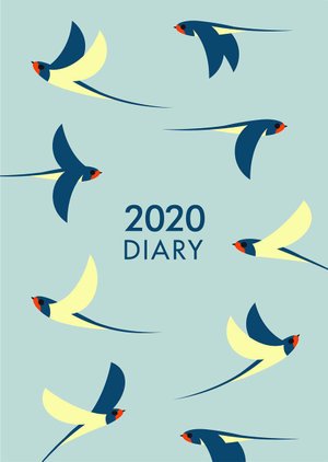 Cover for I Like Birds · I Like Birds A6 2020 Diary Swallows (Stationery) (2019)